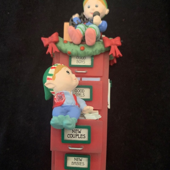 Enesco “Checking It Twice” Office Elves Series 1991 Christmas Ornament 583936 - Picture 3 of 9